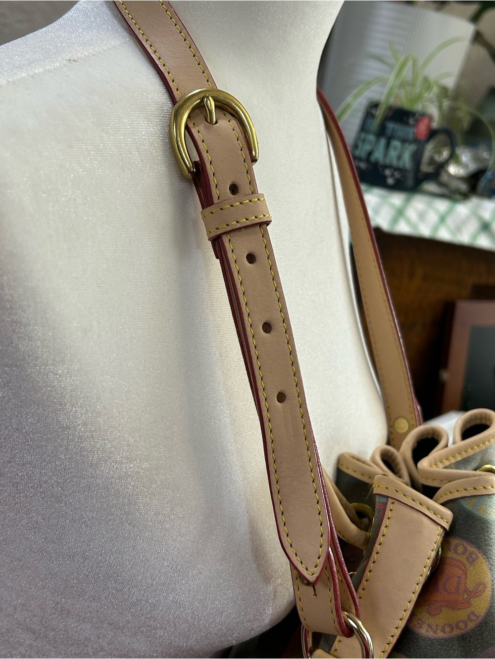 Dooney & Bourke Multicolor Signature Drawstring Bucket Bag - Picture 8 of 12